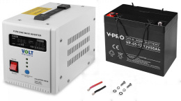 SINUS PRO 500 E 12/230V (350/500W) + Akumulator 55Ah