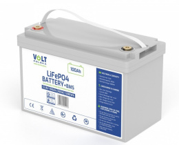 AKUMULATOR LiFePO4 12,8V 100Ah (100A) + BMS BEZOBSŁUGOWY