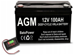 BATOPOWER AKUMULATOR 12V 100AH DEEP-CYCLE