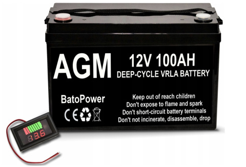 BATOPOWER AKUMULATOR 12V 100AH DEEP-CYCLE BATOPOWER AKUMULATOR 12V 100AH DEEP-CYCLE