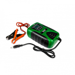 PROSTOWNIK AKUMULATOROWY Z LCD 12V 8A COMPACT GREEN
