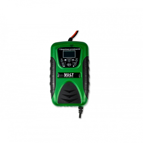 PROSTOWNIK AKUMULATOROWY Z LCD 12V 8A COMPACT GREEN