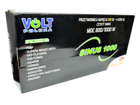 Przetwornica napięcia SINUS 1000 12/230V (800/1000W)