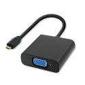 Qoltec Adapter Micro HDMI D męski | VGA żeński | +3.5mm Audio | 0.2m Qoltec Adapter Micro HDMI D męski | VGA żeński | +3.5mm Audio | 0.2m