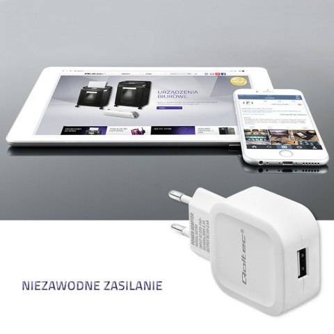 Qoltec Ładowarka sieciowa 12W | 5V | 2.4A | USB Qoltec Ładowarka sieciowa 12W | 5V | 2.4A | USB