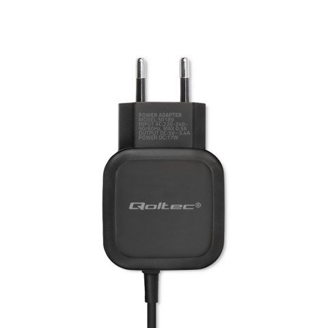 Qoltec Ładowarka sieciowa 17W | 5V | 3.4A | USB + Micro USB Qoltec Ładowarka sieciowa 17W | 5V | 3.4A | USB + Micro USB
