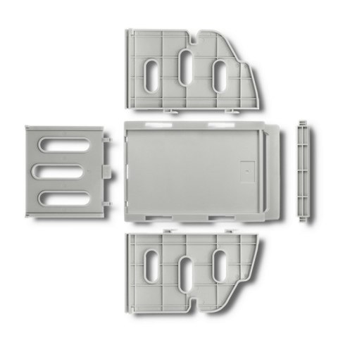 Qoltec Zewnętrzny podajnik etykiet | Szary Qoltec Zewnętrzny podajnik etykiet | Szary