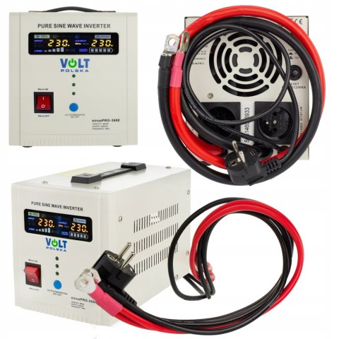 Zasilacz awaryjny sinus PRO 800 E 12V 5/10A Zasilacz awaryjny sinus PRO 800 E 12V 5/10A