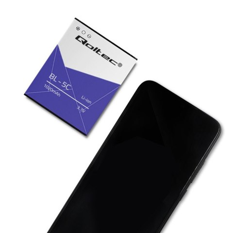 Qoltec Bateria do Nokia BL-5C | 2700 classic | 5030 | 1020mAh Qoltec Bateria do Nokia BL-5C | 2700 classic | 5030 | 1020mAh
