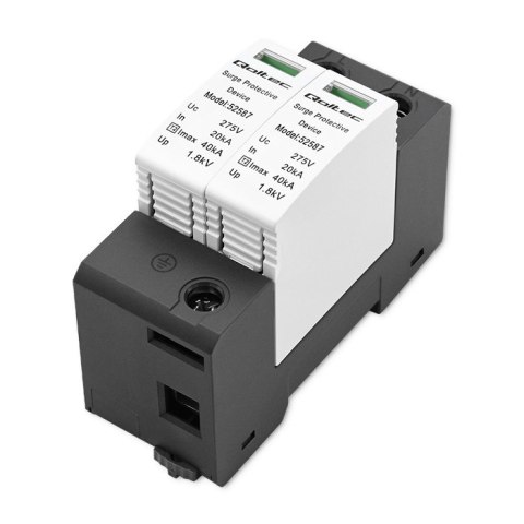 Qoltec Ogranicznik ochronnik przepięć AC | 2P | 275V | T2 |C