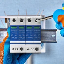 Qoltec Ogranicznik ochronnik przepięć DC| 2P | 1000V | T2 | C