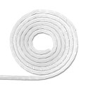 Qoltec Organizer do kabli 10mm | 10m | Biały/ transparentny Qoltec Organizer do kabli 10mm | 10m | Biały/ transparentny