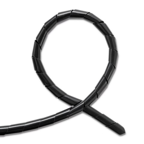 Qoltec Organizer do kabli 14mm | 10m | Czarny Qoltec Organizer do kabli 14mm | 10m | Czarny