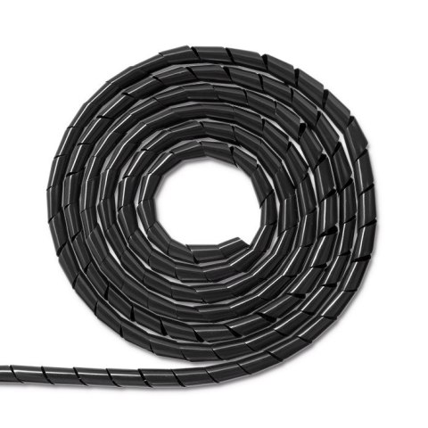 Qoltec Organizer do kabli 14mm | 10m | Czarny Qoltec Organizer do kabli 14mm | 10m | Czarny