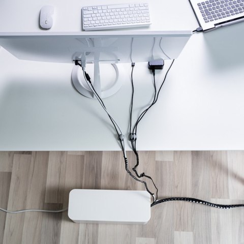 Qoltec Organizer do kabli 20mm | 10m | Czarny Qoltec Organizer do kabli 20mm | 10m | Czarny