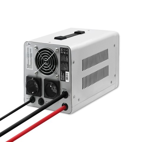 Qoltec Zasilacz awaryjny Pure Sine Wave UPS | 1000VA | 700W | Stała faza | Szary Qoltec Zasilacz awaryjny Pure Sine Wave UPS | 1000VA | 700W | Stała faza | Szary