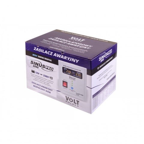 Sinus Pro 800E + Akumulator 100Ah Zestaw awaryjny Sinus Pro 800E + Akumulator 100Ah Zestaw awaryjny