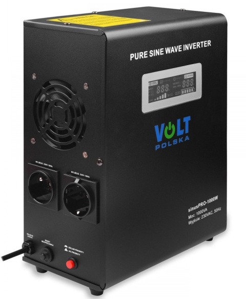 Zasilacz awaryjny sinus PRO 1000W 12V 10A Zasilacz awaryjny sinus PRO 1000W 12V 10A