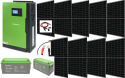 Zestaw Solarny Off-Grid 3,5 kW/6KVA 9x Panel 385W 2x150Ah Zestaw Solarny Off-Grid 3,5 kW/6KVA 9x Panel 385W 2x150Ah