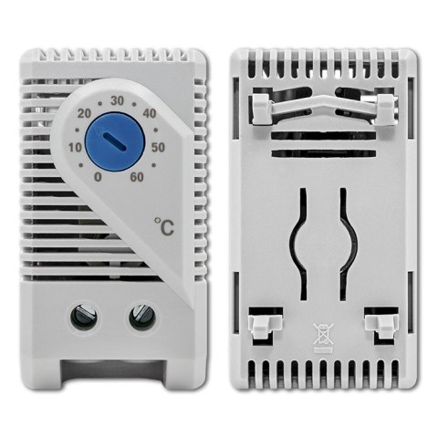 Qoltec Termostat zamykający 10A | DIN 35