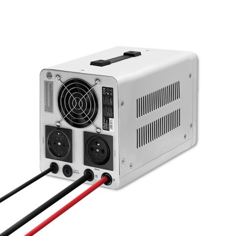 Qoltec Zasilacz awaryjny Pure Sine Wave UPS | 500VA | 350W | Stała faza | Szary Qoltec Zasilacz awaryjny Pure Sine Wave UPS | 500VA | 350W | Stała faza | Szary