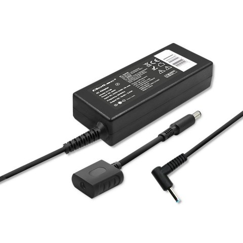 Qoltec Zasilacz do HP 65W | 19.5V | 3.33A 4.5*3.0+pin | adapter 4.5*3.0+pin/7.4*5.0+pin |+kabel zasilający Qoltec Zasilacz do HP 65W | 19.5V | 3.33A 4.5*3.0+pin | adapter 4.5*3.0+pin/7.4*5.0+pin |+kabel zasilający