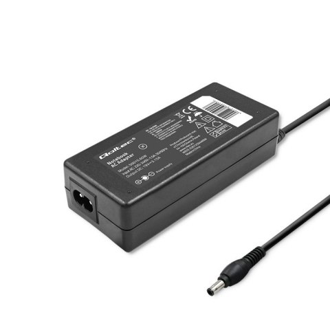 Qoltec Zasilacz do Samsung 60W | 19V | 3.15A | 5.5*3.5+pin | +kabel zasilający Qoltec Zasilacz do Samsung 60W | 19V | 3.15A | 5.5*3.5+pin | +kabel zasilający