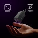 Qoltec Ładowarka sieciowa 65W GaN ULTRA | 5-20V | 2.25-3.25A | 1xUSB typ C PD | 1x USB | Czarna