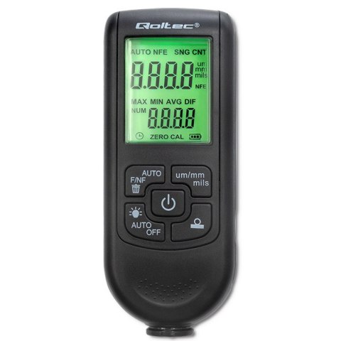 Qoltec Miernik grubości powłok z wyświetlaczem LCD