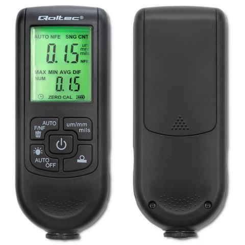 Qoltec Miernik grubości powłok z wyświetlaczem LCD