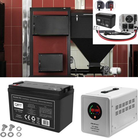 Zasilacz UPS do pieca gazowego CO 1000VA+100Ah Akumulator Zasilacz UPS do pieca gazowego CO 1000VA+100Ah Akumulator