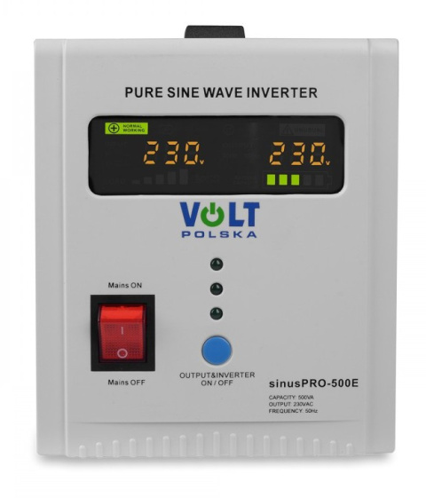 Zasilacz awaryjny sinus pro 500E + Akumulator 100Ah Zasilacz awaryjny sinus pro 500E + Akumulator 100Ah