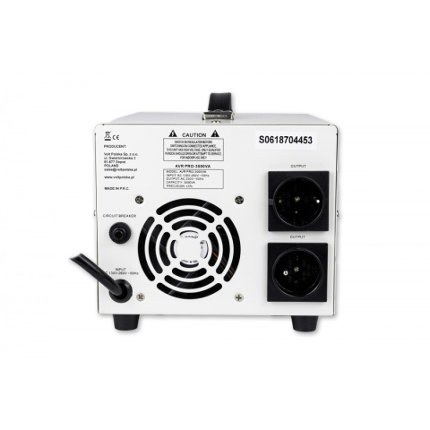 AVR PRO 3000 (3000VA) 3% STABILIZATOR NAPIĘCIA SIECIOWEGO AVR PRO 3000 (3000VA) 3% STABILIZATOR NAPIĘCIA SIECIOWEGO
