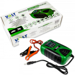 PROSTOWNIK AKUMULATOROWY Z LCD 12V 8A COMPACT GREEN