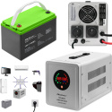 Zestaw awaryjny UPS | 800VA | 560W | Stała faza + Akumulator żelowy100Ah Zestaw awaryjny UPS | 800VA | 560W | Stała faza + Akumulator żelowy100Ah