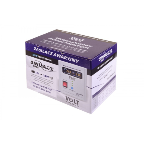 UPS Sinus Pro 800E + Akumulator żelowy 100Ah Zestaw awaryjny UPS Sinus Pro 800E + Akumulator żelowy 100Ah Zestaw awaryjny