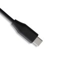 Qoltec Ładowarka GaN POWER PRO | 1xUSB-C | 45W | 5-20V | 2.25-3A | Czarna