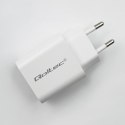 Qoltec Ładowarka Super Quick PD | 20W | 5-12V | 1.67-3A | USB typ C | Biała