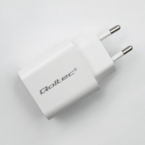 Qoltec Ładowarka Super Quick PD | 20W | 5-12V | 1.67-3A | USB typ C | Biała