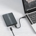 Qoltec Obudowa | kieszeń na dysk M.2 SSD SATA | NVME | DUAL |USB-C