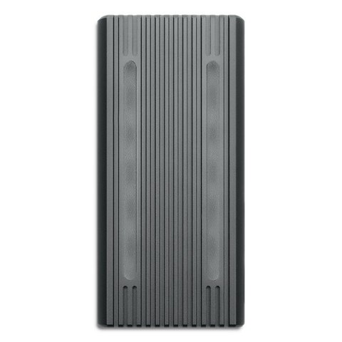 Qoltec Obudowa | kieszeń na dysk M.2 SSD SATA | NVME | RGB LED | USB-C