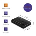 Qoltec Stacja dokująca dysków 2x M.2 NVME SATA SSD | USB-C