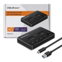 Qoltec Stacja dokująca dysków 2x M.2 NVME SATA SSD | USB-C