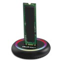 Qoltec Stacja dokująca dysków SSD M.2 SATA | NVME | USB-C
