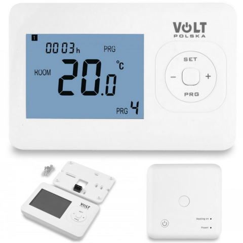 Regulator termostat pokojowy COMFORT WT-02 (RADIOWY + NADAJNIK)