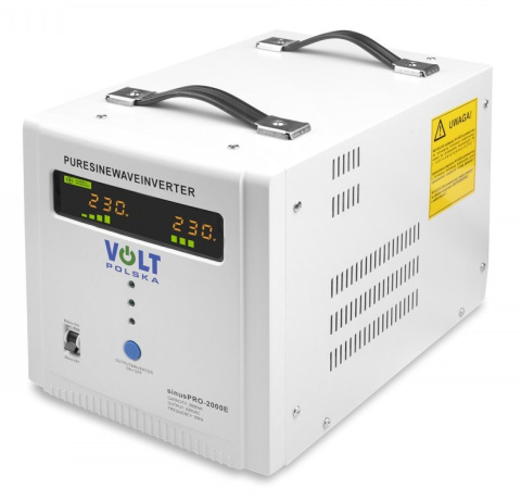 Zasilacz Awaryjny SINUS PRO 2000 E 12/230V (1250/2000W) Zasilacz Awaryjny SINUS PRO 2000 E 12/230V (1250/2000W)