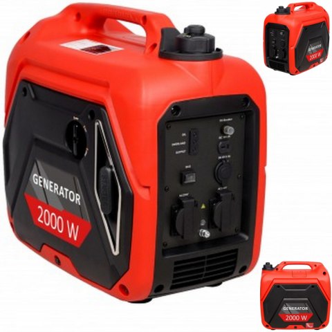INVERTER 2000W 230V GENERATOR PRĄDOTWÓRCZY Inwerterowy agregat INVERTER 2000W 230V GENERATOR PRĄDOTWÓRCZY Inwerterowy agregat