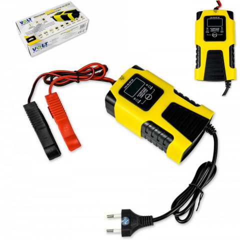 PROSTOWNIK AKUMULATOROWY Z LCD 12V 4A / 6V 2A COMPACT PROSTOWNIK AKUMULATOROWY Z LCD 12V 4A / 6V 2A COMPACT