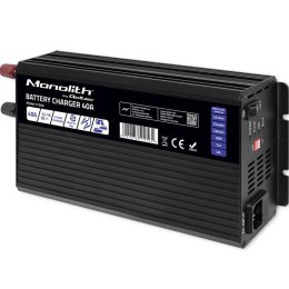 Qoltec Inteligentna ładowarka Monolith do akumulatorów LiFePO4 AGM GEL SLA 40A 12V