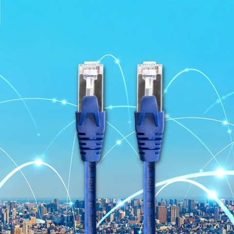 Qoltec Kabel Patchcord FTP | CAT6 | 2 x RJ-45 | 2m | High speed | Gold